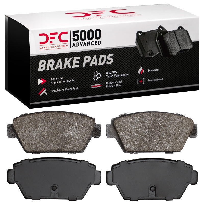 DFC 85-94 Dodge Colt Rear 5000 Advanced Ceramic Brake Pads
