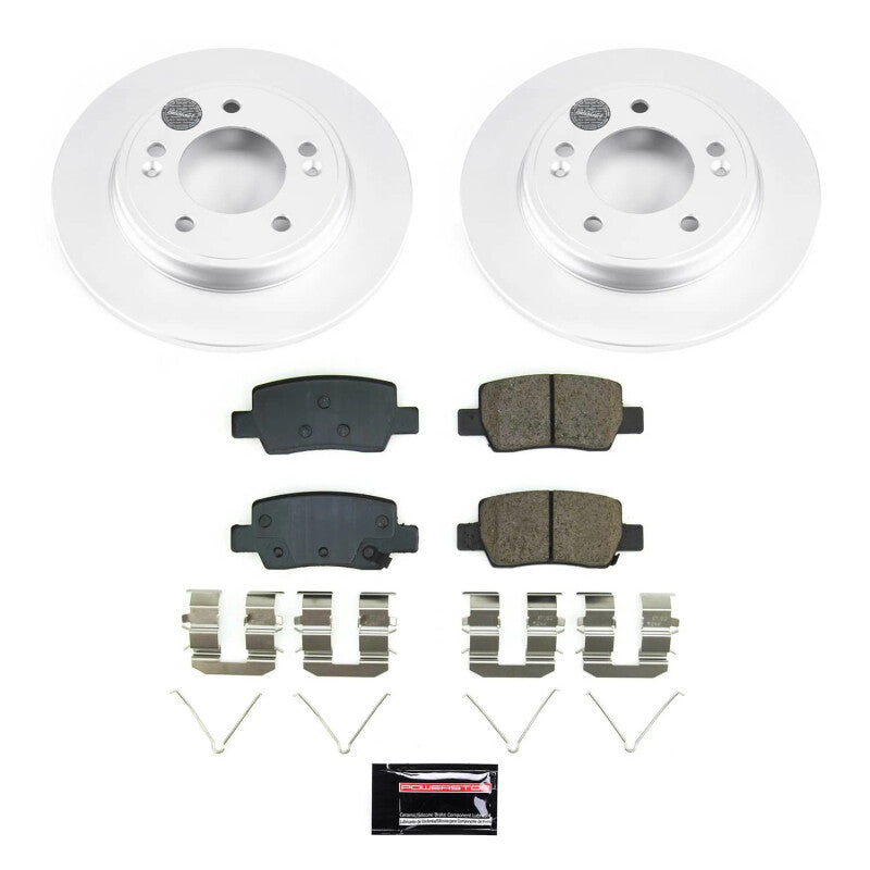PowerStop Power Stop 21-23 Hyundai Elantra Rear Z17 Coated Brake Kit