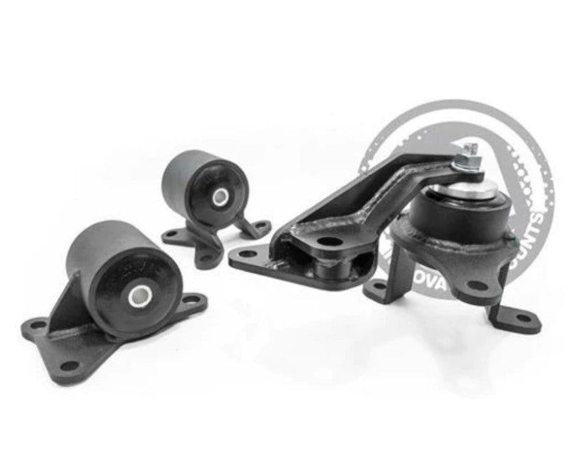 Innovative Mounts Innovative 98-02 Accord F-Series Black Steel Mounts 95A Bushings