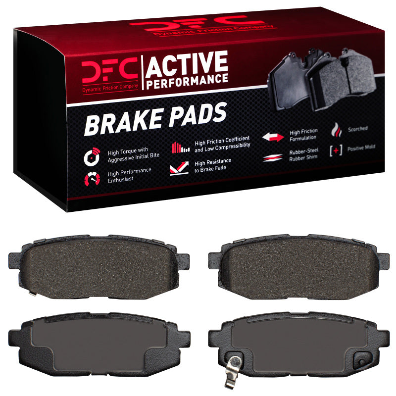 DFC 06-25 Scion FR-S Rear Active Performance Pads - Low Metallic
