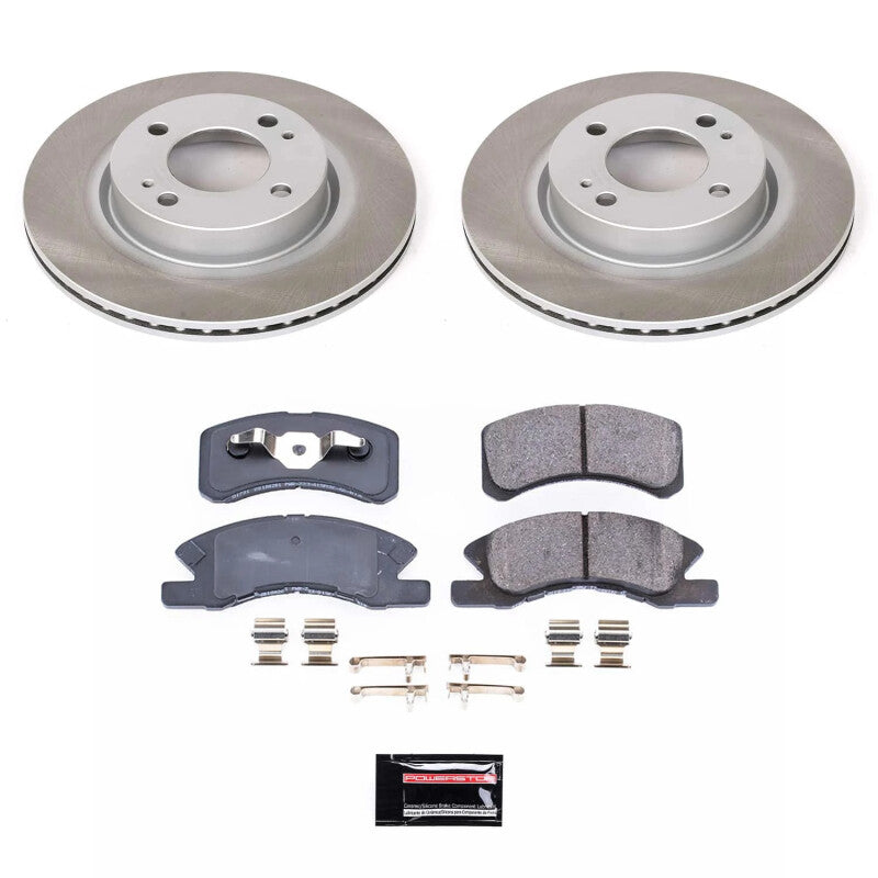 PowerStop Power Stop 17-20 Mitsubishi Mirage G4 Front Semi-Coated Rotor Kit