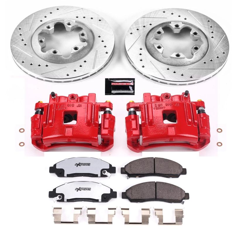 PowerStop Power Stop 04-08 Chevrolet Colorado Front Z36 Truck & Tow Brake Kit w/Calipers