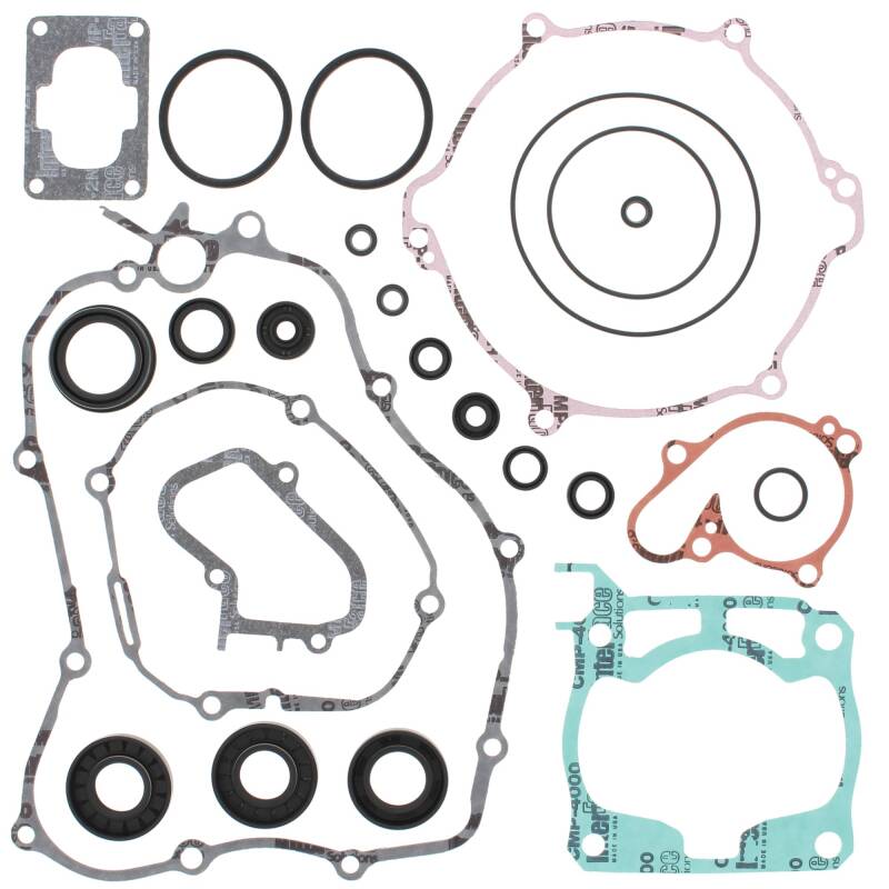 Vertex Pistons Vertex Gaskets 05-21 Yamaha YZ125 Complete Gasket Kit w/ Oil Seals