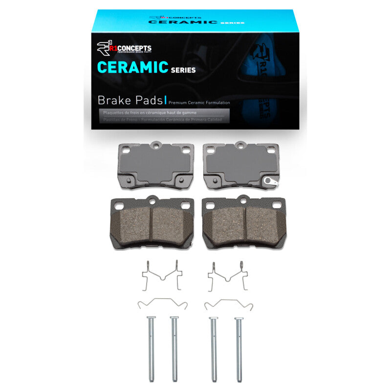 R1 Concepts R1 06-13 Lexus GS350 Rear Ceramic Pads & Hardware Kit