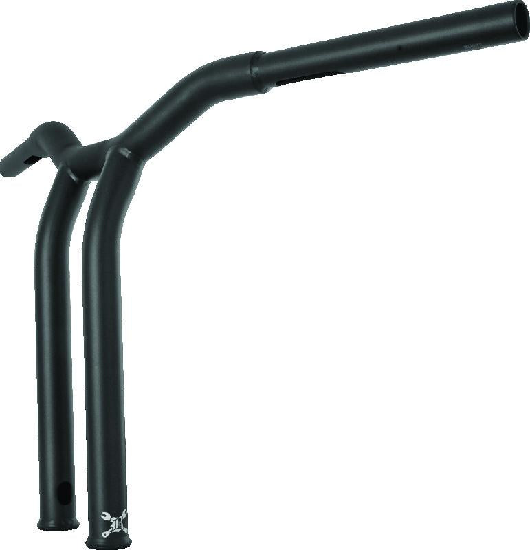 Burly Brand Dominator Raked Bar 14in - Matte Black