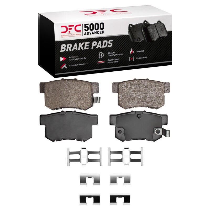 DFC 87-22 Acura RSX Rear 5000 Advanced Ceramic Brake Pads and Hardware Kit