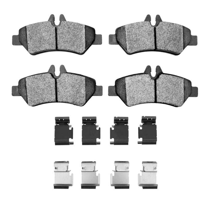 DFC 06-18 Dodge Sprinter 3500 Rear 5000 Advanced Low Metallic Brake Pads and Hardware Kit