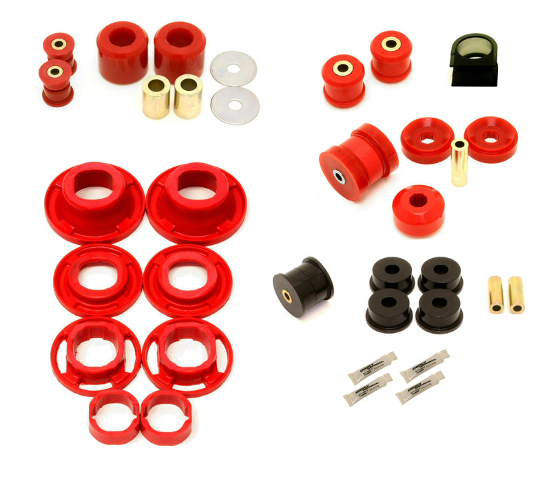 BMR Suspension BMR 12-15 5th Gen Camaro Street Version Total Suspension Bushing Kit (BK041/BK021/BK022) - Black/Red