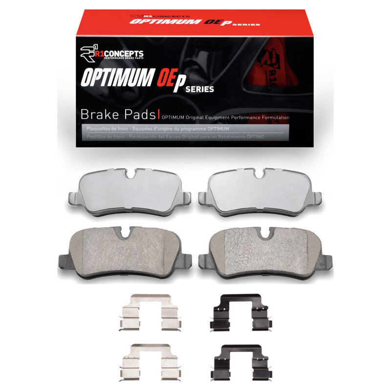 R1 Concepts R1 2005-2016 Land Rover Range Rover Rear R1 Euro Ceramic Pads & Hardware Kit