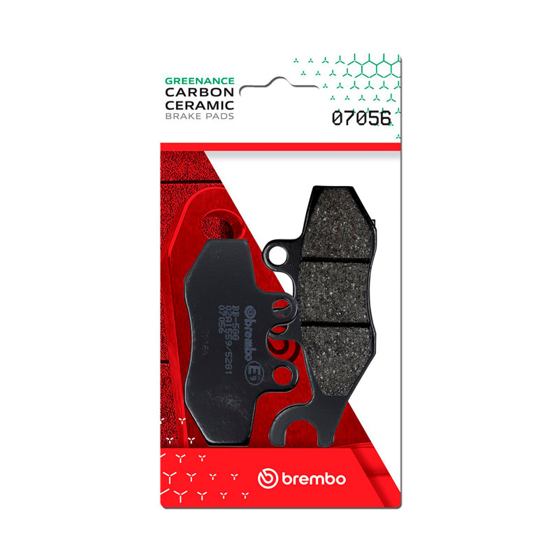Brembo Powersports Brembo Piaggio X-Evo/Piaggio Zip/Piaggio Mp3/Piaggio X10 Carbon Ceramic Brake Pad - Front