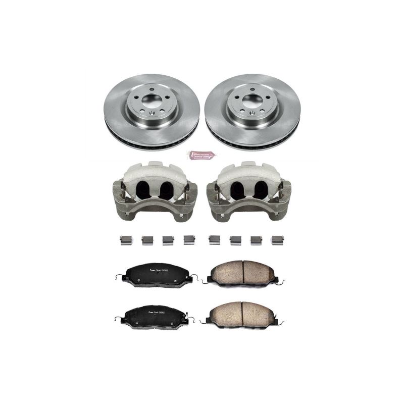 PowerStop Power Stop 11-14 Ford Mustang Front Autospecialty Brake Kit w/Calipers