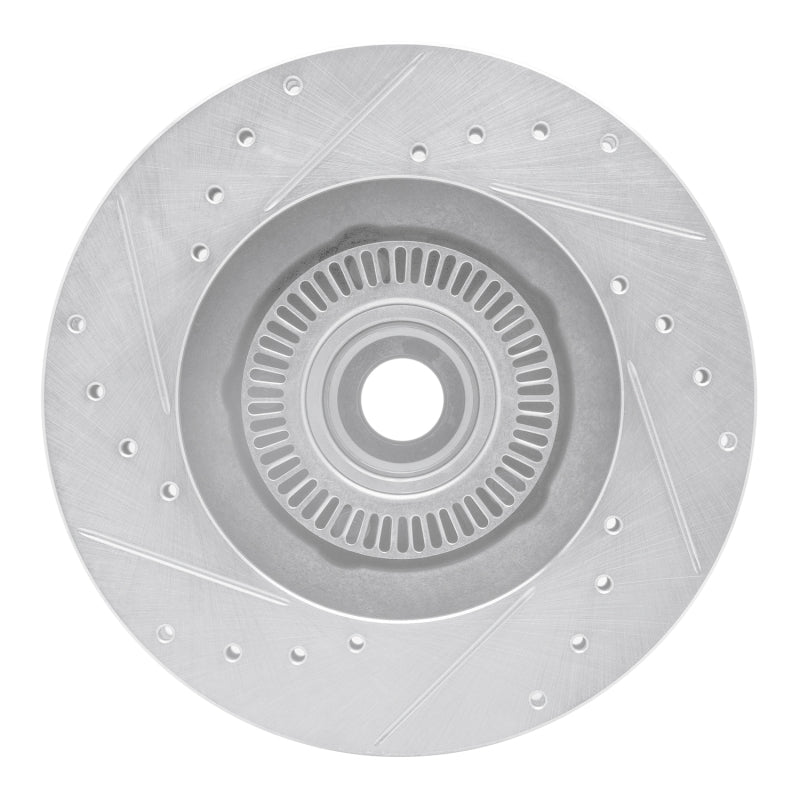 R1 Concepts R1 95-11 Ford Ranger (USA/Canada) Front Right Drilled & Slotted Silver Brake Rotor