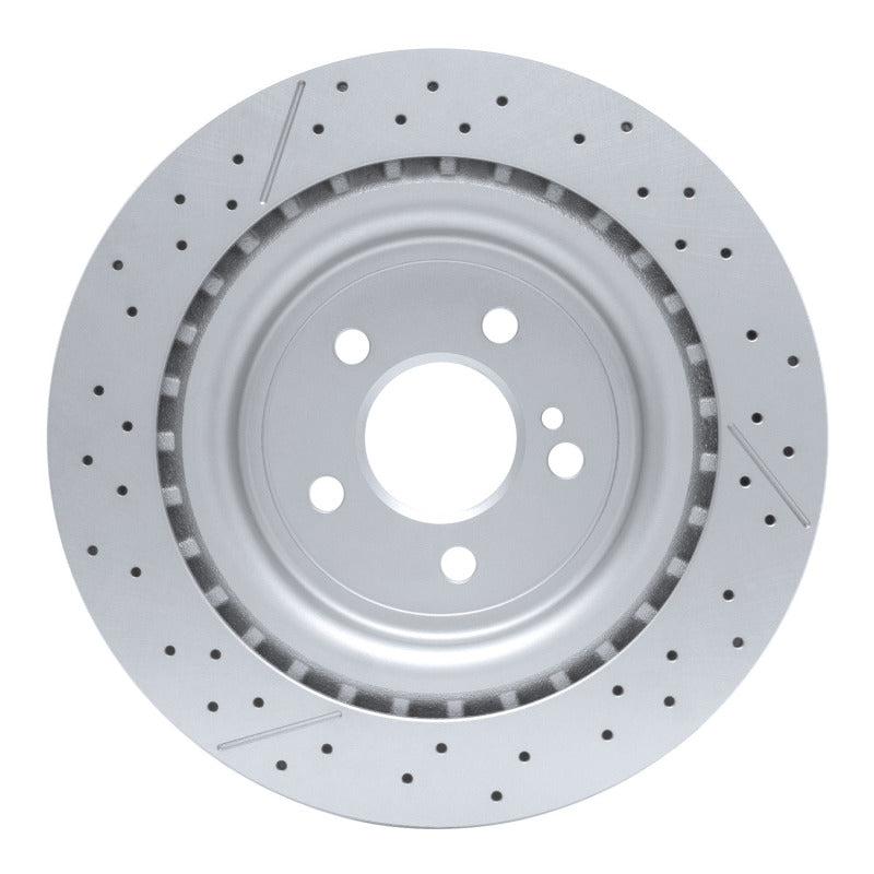 DFC 12-20 Mercedes-Benz GLA45 AMG Rear Drilled GeoSPEC Coated Rotor and Slotted