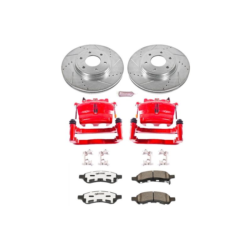 PowerStop Power Stop 08-09 Saab 9-7x Front Z26 Street Kit w/Cals