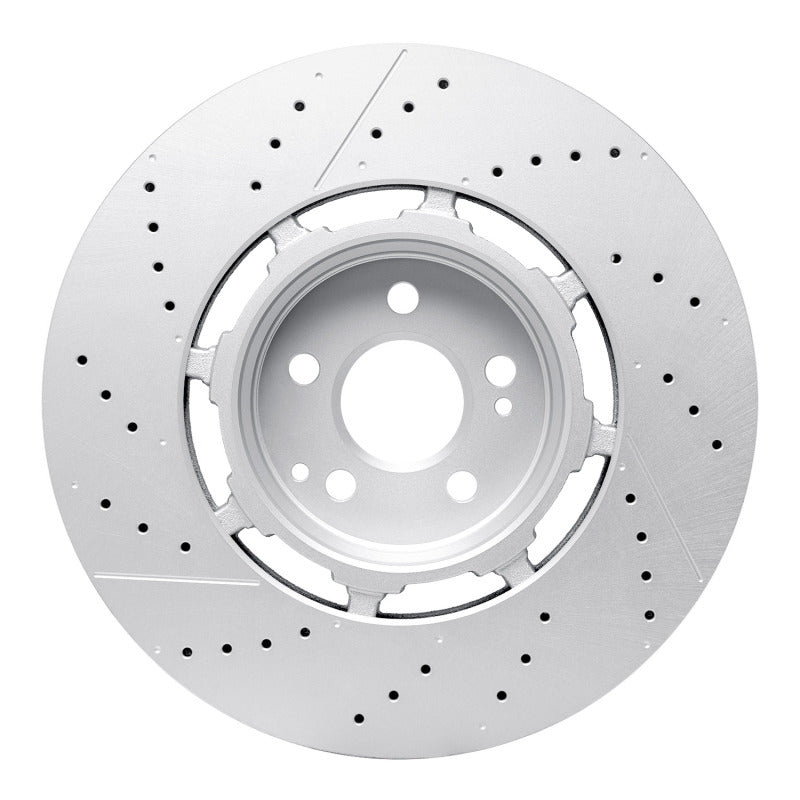 DFC 21-25 Mercedes-Benz Gle63 AMG S SUV Rear Drilled & Slotted Hi-Carbon Alloy GEOMET Coated Rotor