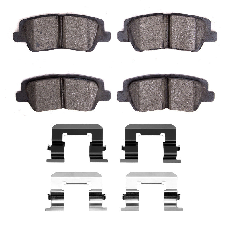 DFC 13-19 Cadillac ATS Rear 5000 Advanced Low Metallic Brake Pads and Hardware Kit