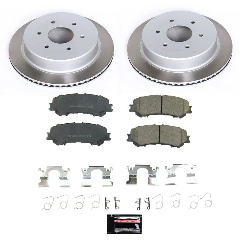 PowerStop Power Stop 17-22 Nissan TITAN Rear Semi-Coated Rotor Kit
