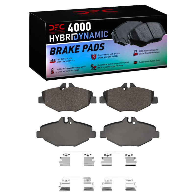 DFC 03-09 Mercedes-Benz E320 Front 4000 HybriDynamic Brake Pads and Hardware Kit