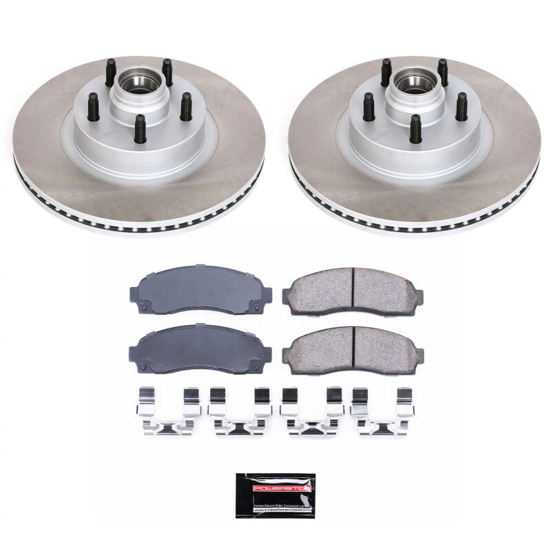 PowerStop Power Stop 01-05 Ford Explorer Sport Trac Front Semi-Coated Rotor Kit