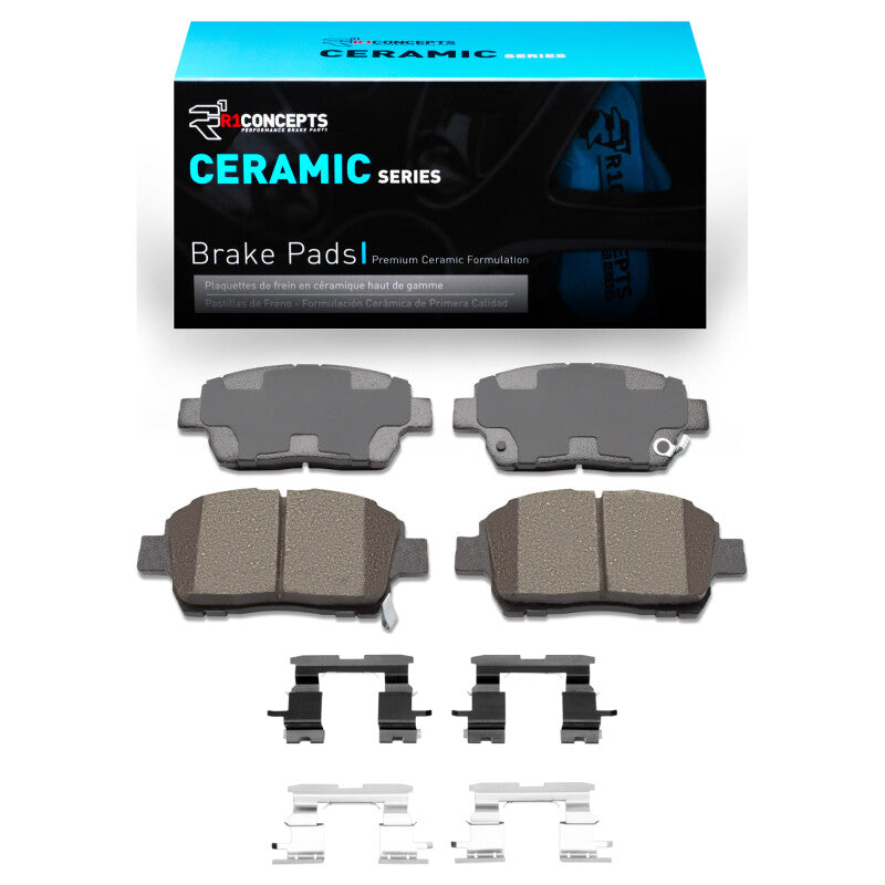 R1 Concepts R1 2000-2015 Scion IQ Front R1 Ceramic Pads & Hardware Kit
