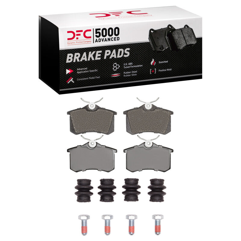DFC 97-08 Volkswagen ALLROAD Rear 5000 Advanced Ceramic Brake Pads and Hardware Kit