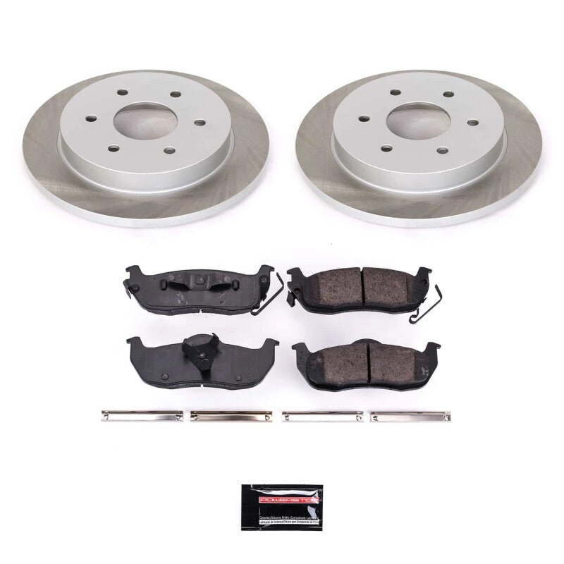 PowerStop Power Stop 04-15 Nissan TITAN Rear Semi-Coated Rotor Kit