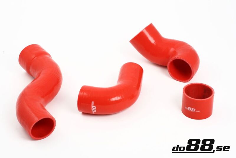 do88 Volvo 700/900 Turbo (w/o AC) Pressure Hoses Red