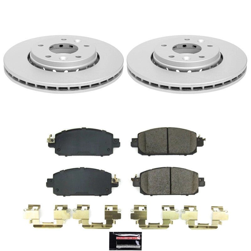 PowerStop Power Stop 21-24 Nissan Kicks Front Z17 Coated Brake Kit