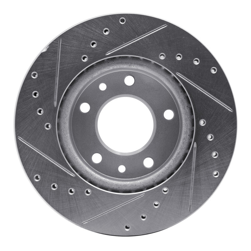 R1 Concepts R1 02-02 Kia SEDONA Front Right Drilled & Slotted Silver Brake Rotor