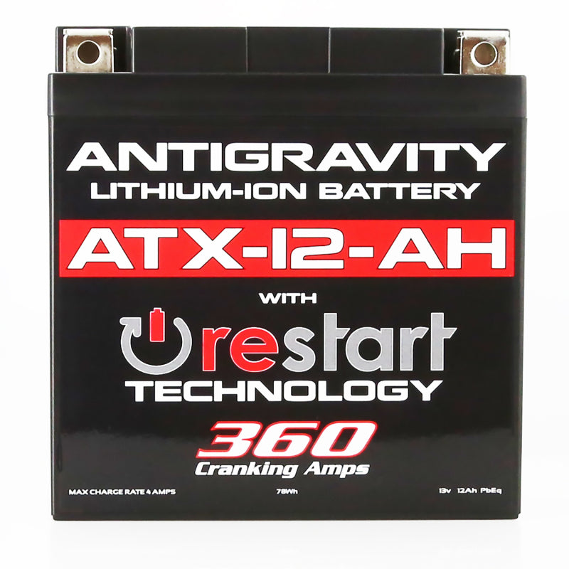 Antigravity Batteries Antigravity YTX12B-BS Lithium Battery w/Re-Start