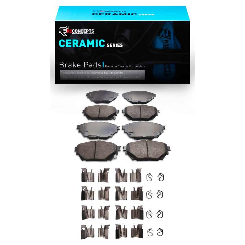 R1 Concepts R1 12-20 Freightliner FL360 (Mexico) Front/Rear Ceramic Pads & Hardware Kit