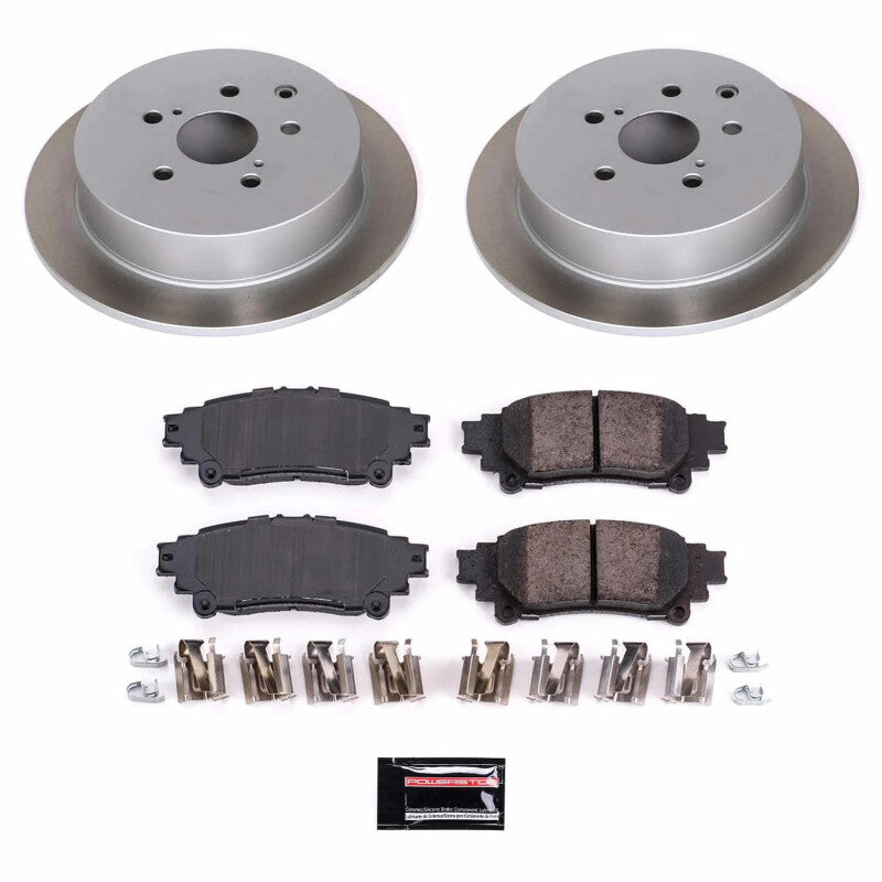 PowerStop Power Stop 11-20 Toyota Sienna Rear Semi-Coated Rotor Kit
