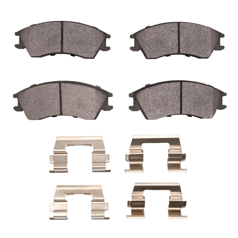 DFC 89-94 Subaru Justy Front 5000 Advanced Semi Metallic Brake Pads and Hardware Kit