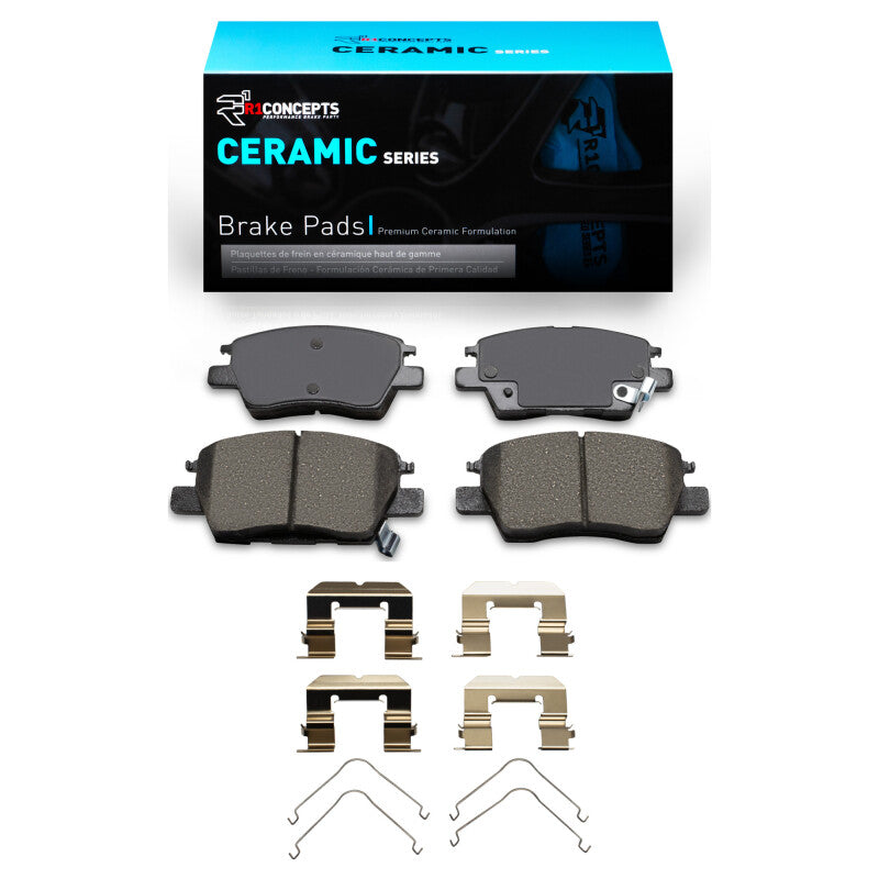 R1 Concepts R1 2016-2023 Chevrolet Bolt EV Front R1 Ceramic Pads & Hardware Kit