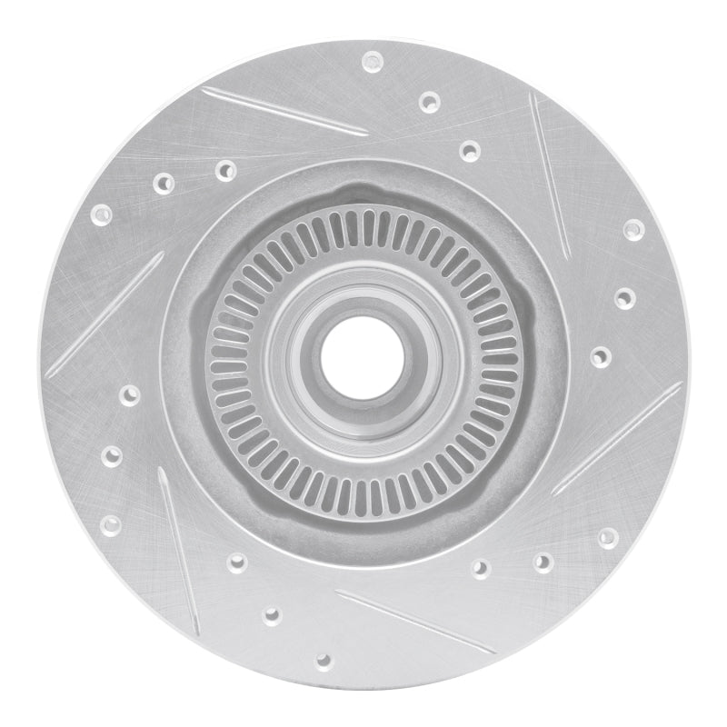 R1 Concepts R1 95-97 Ford Ranger (USA/Canada) Front Left Drilled & Slotted Silver Brake Rotor