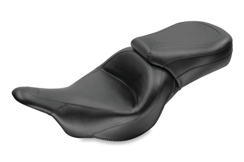 Mustang Motorcycle Mustang 09-21 Kawasaki Vulcan 1700 Voyager, Nomad Standard Touring 1PC Seat - Black