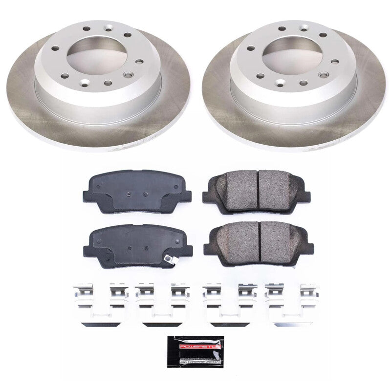 PowerStop Power Stop 2014 Kia Sedona Rear Semi-Coated Rotor Kit