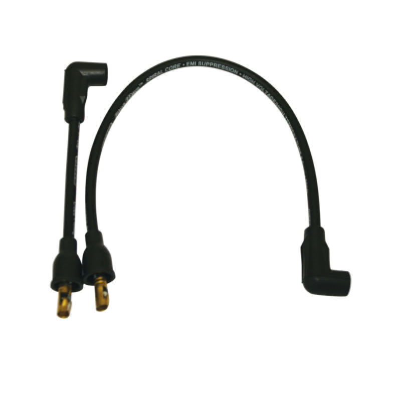 Moroso Harley-Davidson 80-84 FL / 84-99 FXST/FLST /91-98 FXD Spiral Core Wire Set - Black
