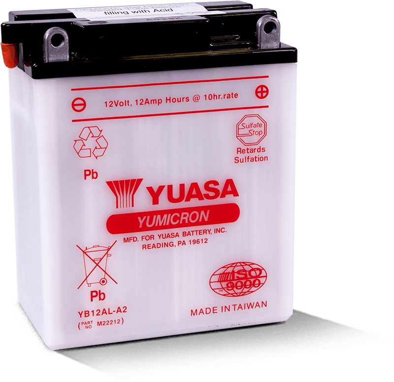 Yuasa Battery Yuasa YB12AL-A2 Yumicron 12-Volt Battery