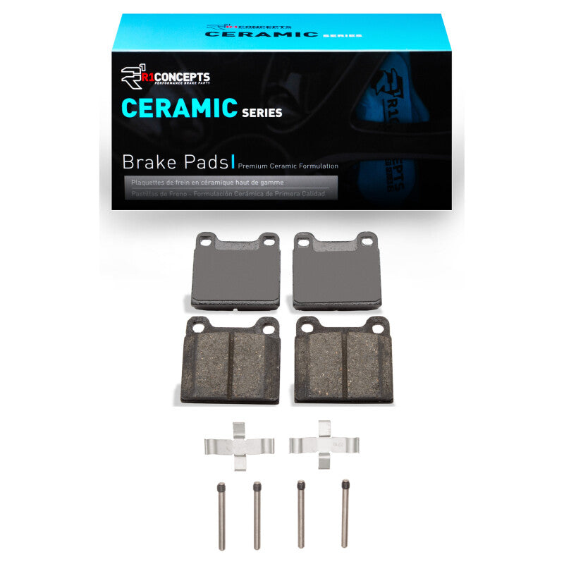 R1 Concepts R1 64-74 Alfa Romeo Giulia Sprint Front/Rear Ceramic Pads & Hardware Kit