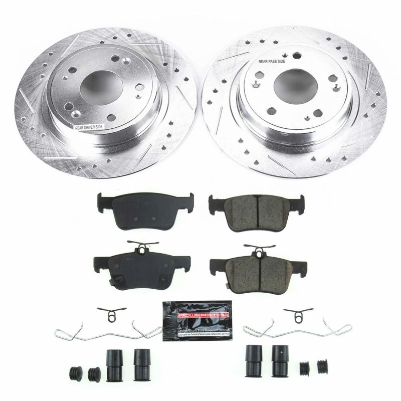 PowerStop Power Stop 18-19 Honda Accord Rear Z23 Evolution Sport Brake Kit