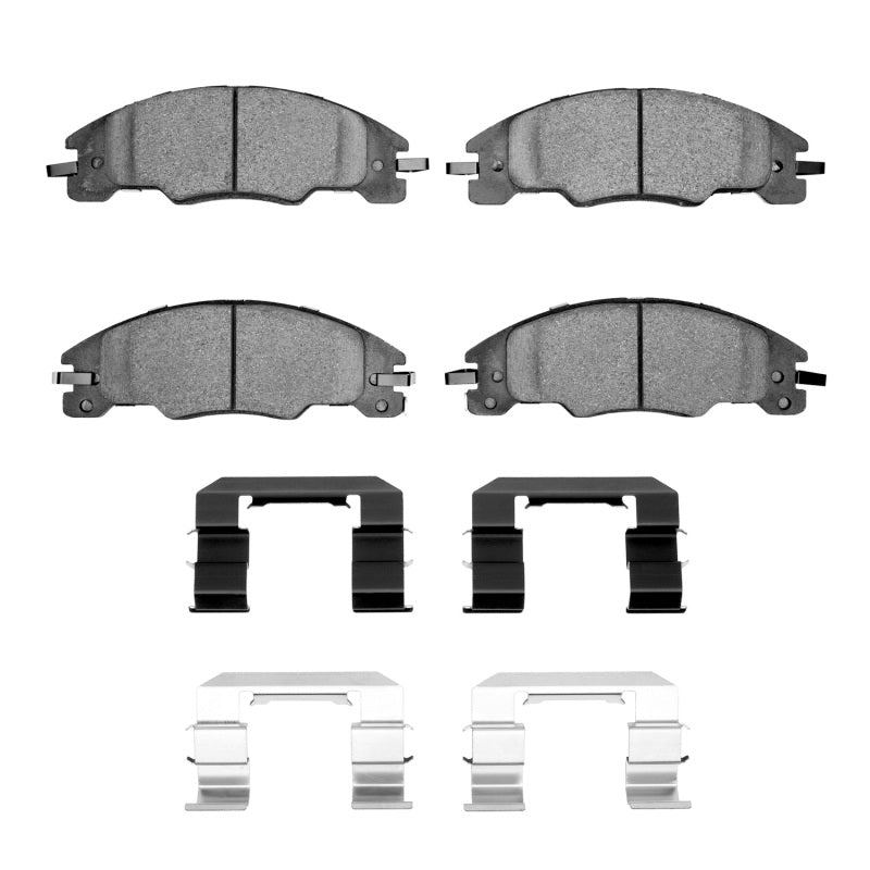R1 Concepts R1 08-11 Ford Focus Front Semi Met Pads & Hardware Kit