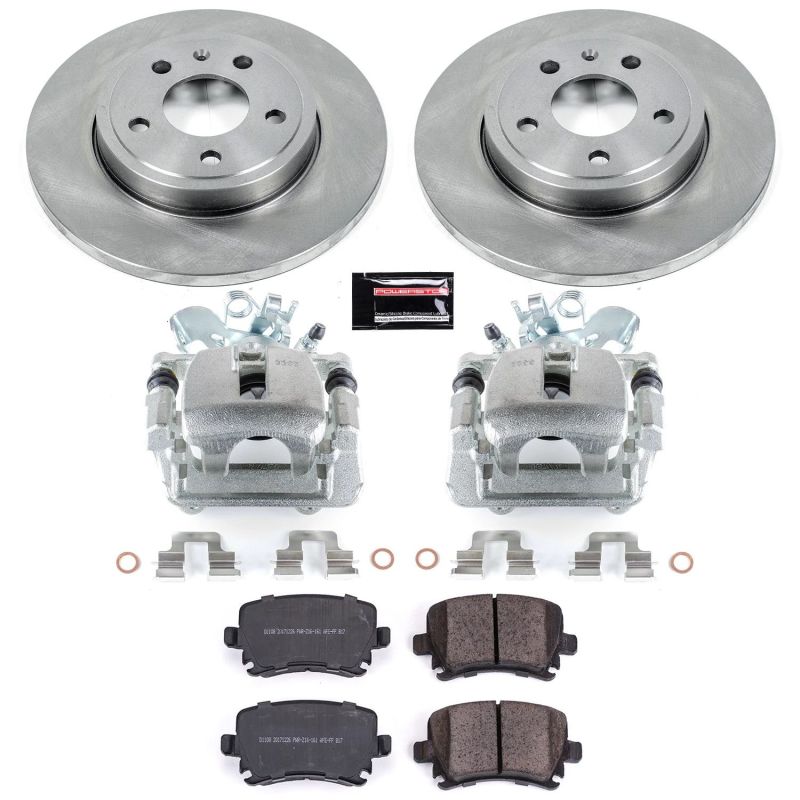PowerStop Power Stop 05-09 Audi A4 Rear Autospecialty Brake Kit w/Calipers