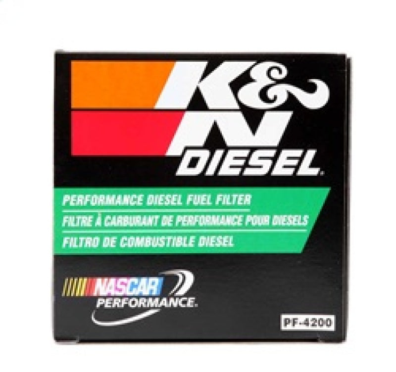 K&N Engineering K&N 03-09 Dodge Ram 5.9L L6 Diesel 3.375in OD x 3.969in L Fuel Filter