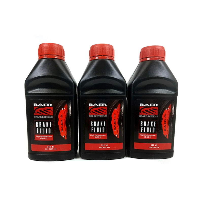 Baer Brakes 4 High Performance Brake Fluid, 16.9oz/500ml Bottle