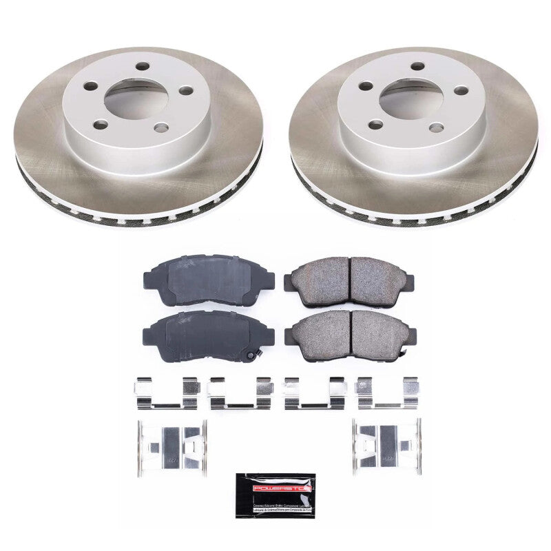 PowerStop Power Stop 97-01 Mercury Mountaineer Front Semi-Coated Rotor Kit