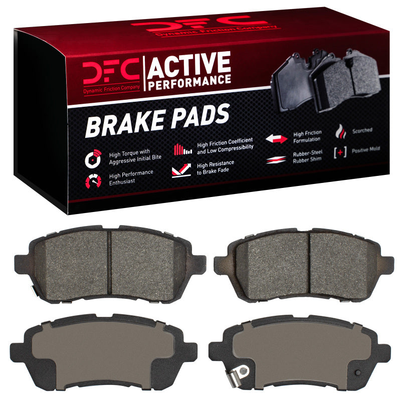 DFC 11-23 Ford Fiesta (USA/Canada) Front Active Performance Pads - Low Metallic