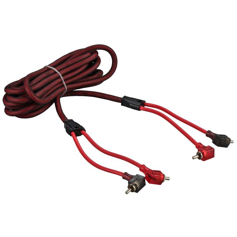 DS18 Level 2 RCA Wire 16-Feet Smart 90-Degree Connectors