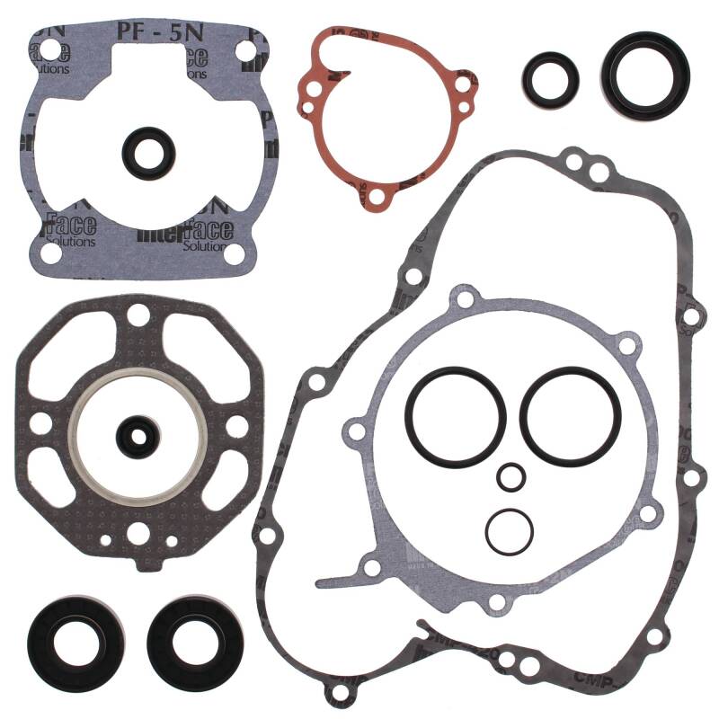 Vertex Pistons Vertex Gaskets 86-87 Kawasaki KX80 Complete Gasket Kit w/ Oil Seals