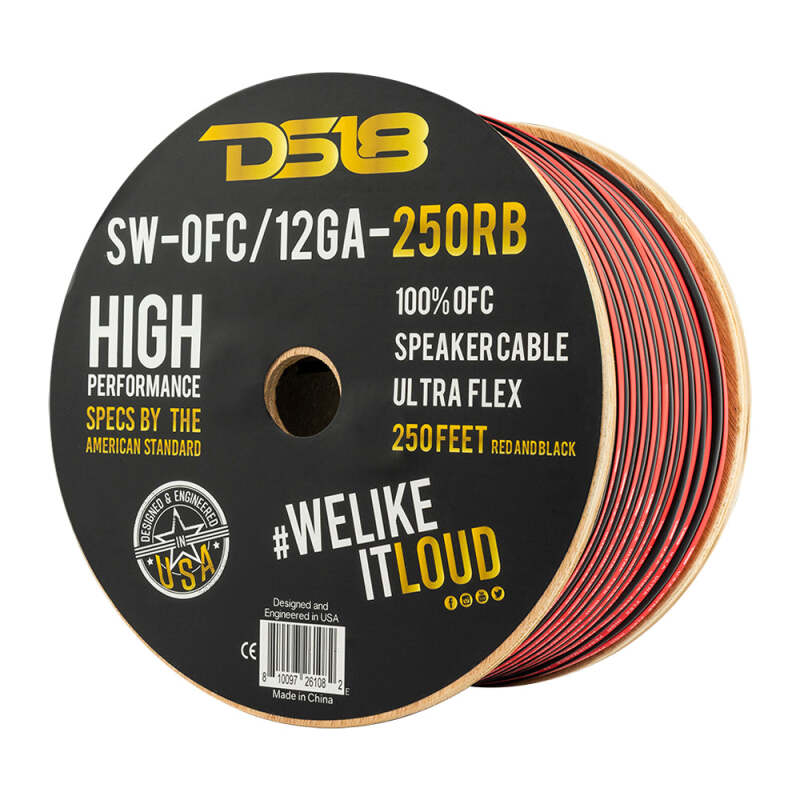 DS18 Speaker Wires 12-GA 250-Feet